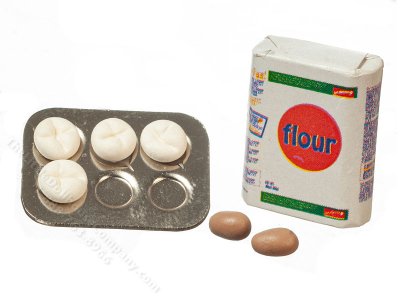 (image for) Miniature Baking Set for Dollhouses