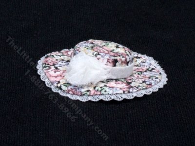 (image for) Ladies Floral Hat by Judith Blondell for Dollhouses