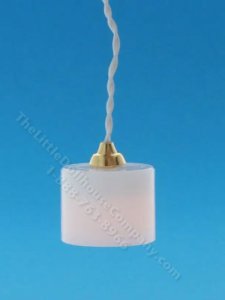 (image for) Miniature Modern 12V Hanging Ceiling Light Small Palace Shade for Dollhouses