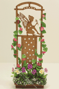 (image for) Miniature Dressed Trellis for Dollhouses, Mini Creations by Judy