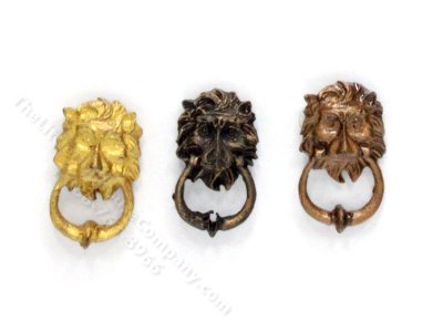 (image for) Miniature Lion Head Door Knocker for Dollhouses