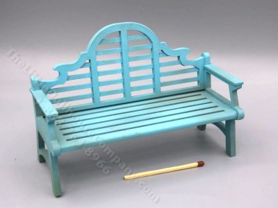 (image for) Miniature Lutyens Garden Bench Kit By Pierluigi for Dollhouses