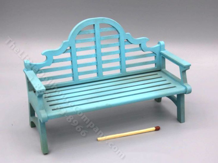 (image for) Miniature Lutyens Garden Bench Kit By Pierluigi for Dollhouses