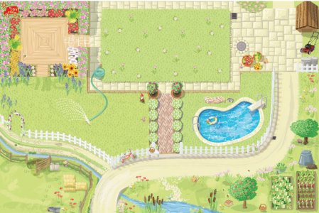 (image for) Dollhouse Playmat for Daisylane and Le Toy Van Dollhouses