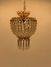 (image for) Dollhouse Scale Large Hanging Chandelier with Tassels