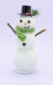 (image for) Miniature Snowman - 4" Tall