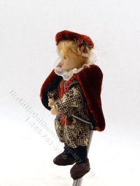 (image for) Miniature Tudor Boy in Dark Orange