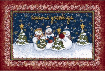(image for) Miniature Seasons Greetings Welcome Mat for Dollhouses