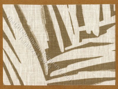 (image for) Miniature Light Brown and White Modern Abstract Rug for Dollhouses - 5" x 7"