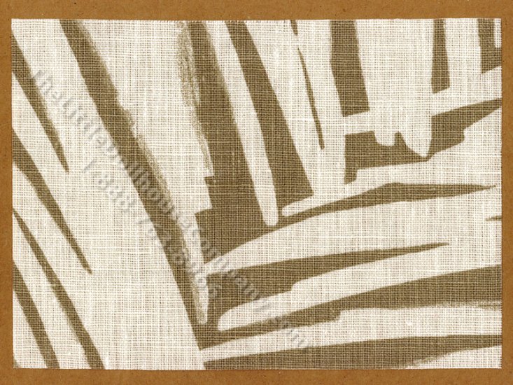 (image for) Miniature Light Brown and White Modern Abstract Rug for Dollhouses - 5" x 7"