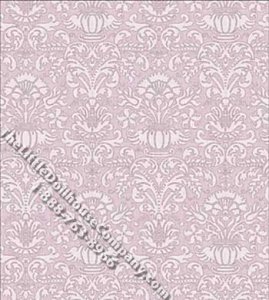 (image for) Annabelle Mini Damask Pattern Miniature Wallpaper for Dollhouses