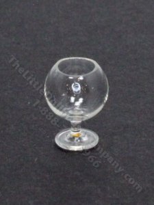 (image for) Miniature White Brandy Glass by Gerd Felka