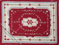 (image for) Dollhouse Scale Model Rectangular Traditional Rug