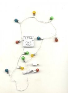(image for) String of Christmas Lights for Dollhouses