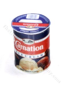 (image for) Miniature Tub of Vanilla Ice Cream for Dollhouses