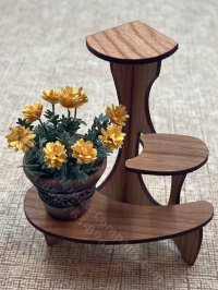 (image for) Miniature Freeform Plant Stand Kit for Dollhouses