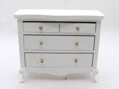 (image for) Miniature 3 Drawer White Dresser