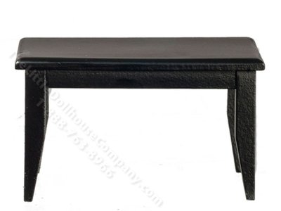 (image for) Dollhouse Scale Model Black Kitchen Table