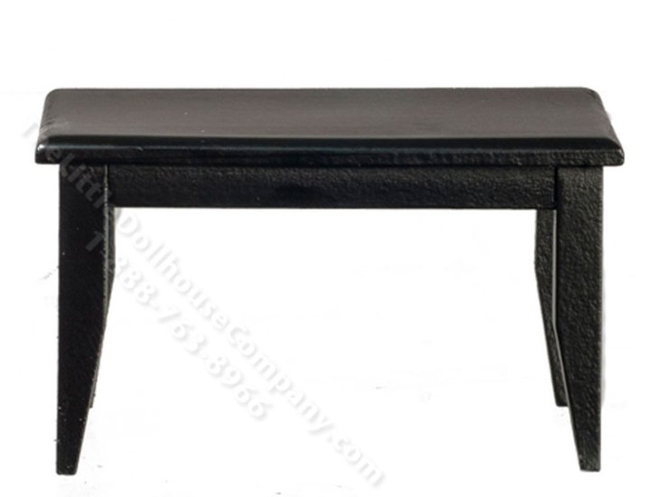 (image for) Dollhouse Scale Model Black Kitchen Table