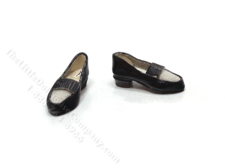 (image for) Black and White Tassel Loafers Shoes by Judith Blondell