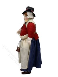 (image for) Handcrafted Vintage Miniature Woman in Welsh Dress
