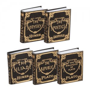 (image for) Miniature Reproduction Greek Classics Books for Dollhouses