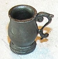 (image for) Miniature Mug-Fancy-Pewter Color for Dollhouses