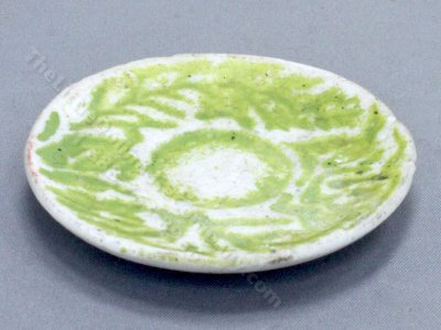 (image for) Miniature Large Decorative Fern Plate for Dollhouses