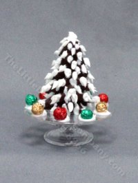 (image for) Miniature Christmas Tree Chocolate Cookie Tower