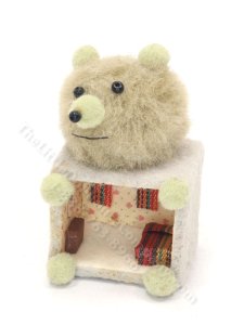 (image for) 1:144 Scale Miniature Children's Teddy Room Box Toy for Dollhouses