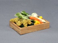 (image for) Miniature Crate of Vegetables for Dollhouses