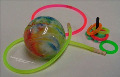 (image for) Miniature Jump Rope, Hoola Hoop, Ring Toss and Ball Set