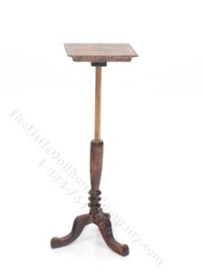 (image for) Miniature Handmade Wooden Plant Stand for Dollhouses