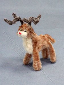(image for) Miniature Rudolph By Sue Wilkes of Shoebutton Bears