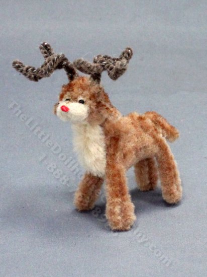 Miniature Rudolph By Sue Wilkes of Shoebutton Bears [SBB 0182] | The ...