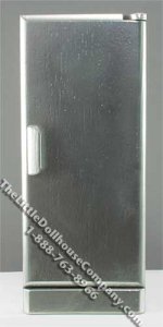 (image for) Miniature Stainelss Steel Look Modern Fridge