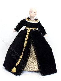(image for) As-Is Partially Assembled Porcelain Anne Boleyn Doll