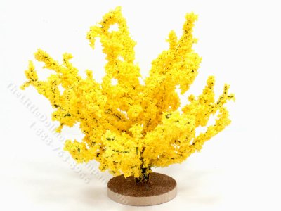 (image for) Miniature Yellow Blossom Bush/Tree for Dollhouses