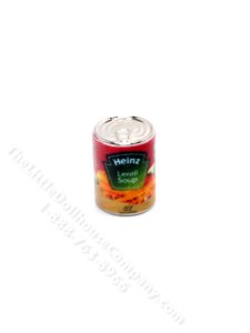 (image for) Dollhouse Scale Model Replica Can of Lentil Soup