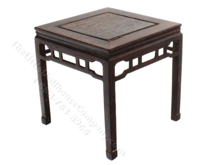 (image for) Miniature Square Ming Table for Dollhouses