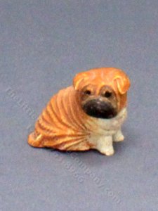 (image for) Miniature Pug for Dollhouses