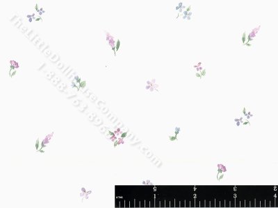 (image for) Wildflowers Miniature Wallpaper for Dollhouses