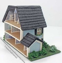 (image for) Assembled 1:144 Scale Victorian Dollhouse