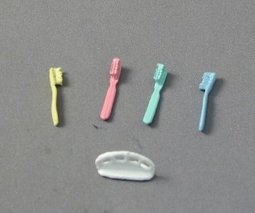 (image for) Dollhouse Miniature Toothbrush Set