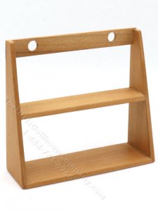 (image for) Miniature Oak Wall-Mounted Shelf