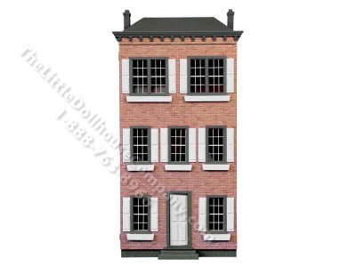 (image for) RGT CC663, Front Opening Townhouse Dollhouse Kit