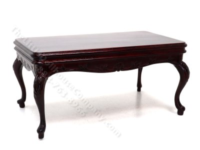 (image for) As-Is Miniature Mahogany Dining Table for Dollhouses