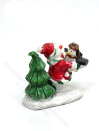 (image for) Miniature Snowman and Penguin Figurine for Dollhouses