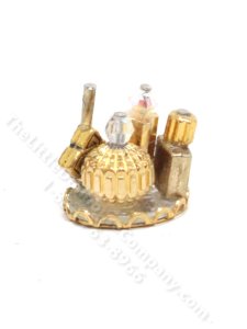 (image for) Miniature Tray with Gold Perfume for Dollhouses