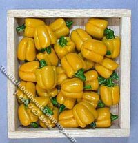 (image for) Miniature Yellow Pepper for Dollhouses (1 per pack)